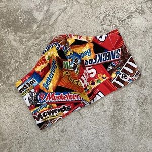 Vintage Crazy Candy Print Face Mask